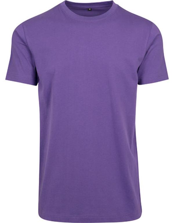 Build Your Brand - Rond Hals T-Shirt - Ultraviolett