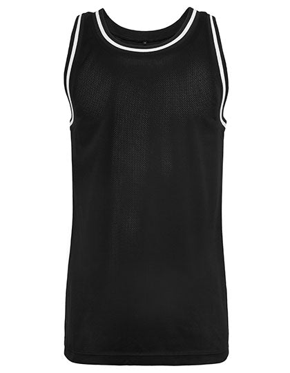 Build Your Brand - Mesh Tanktop - Black/White