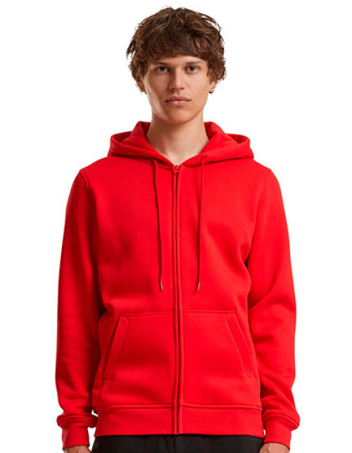 Build Your Brand - Heavy Zip Hoody - City Red