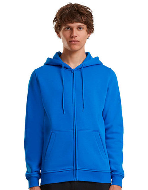 Build Your Brand - Heavy Zip Hoody - Intense Blue