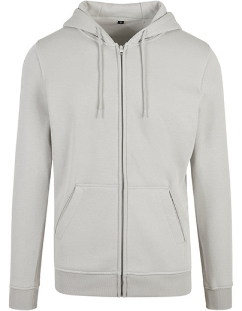 Build Your Brand - Heavy Zip Hoody - Light Asphalt