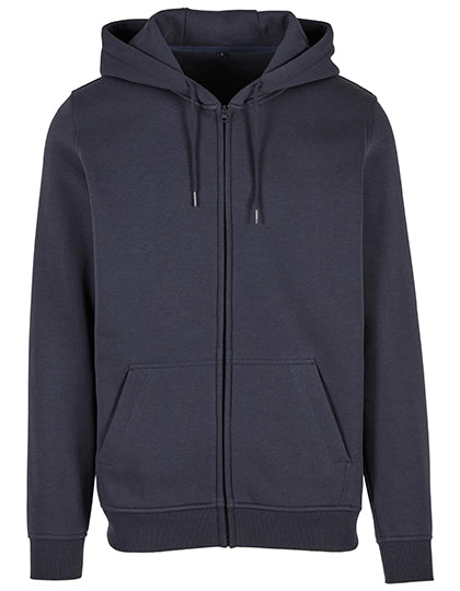 Build Your Brand - Heavy Zip Hoody - Navy