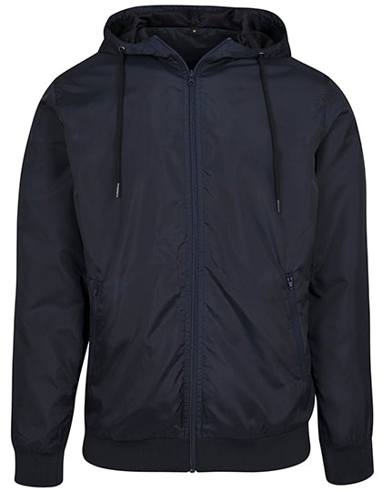 Build Your Brand - Windrunner Jacket - Navy