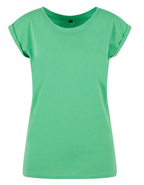 Build Your Brand - Ladies´ Extended Shoulder Tee - Fresh Green