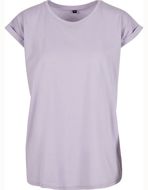 Build Your Brand - Ladies´ Extended Shoulder Tee - Lilac