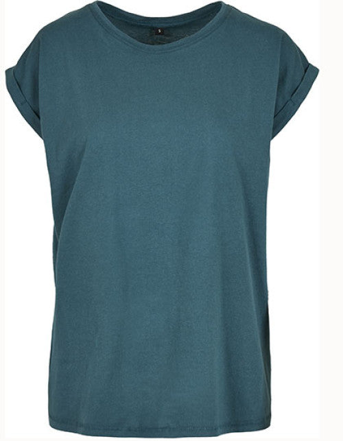 Build Your Brand - Ladies´ Extended Shoulder Tee - Teal
