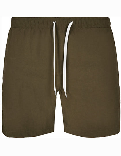 Build Your Brand - Swim Shorts - Olive