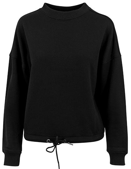 Build Your Brand - Oversized Dames Sweater - Black