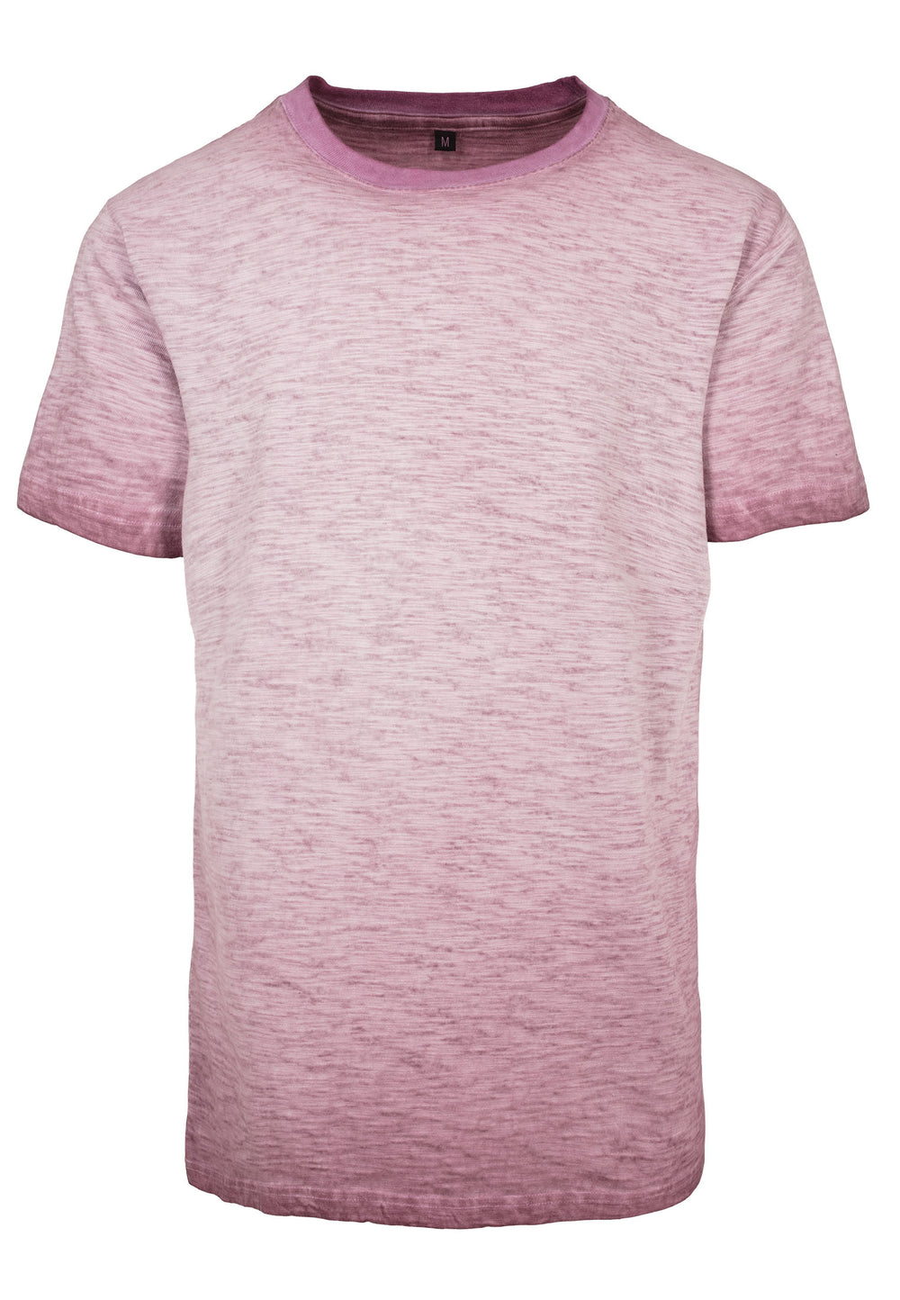 Build Your Brand - Spray Dye T-Shirt - Burgundy (Spray Dye)
