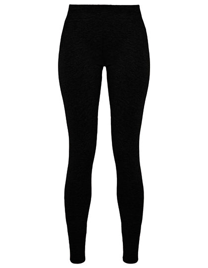 Build Your Brand - Stretch Jersey Dames Legging - Black