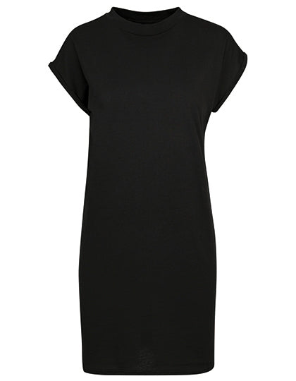 Build Your Brand - Ladies´ Turtle Extended Shoulder Dress - Black