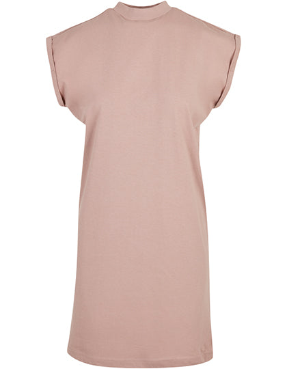 Build Your Brand - Ladies´ Turtle Extended Shoulder Dress - Dusk Rose
