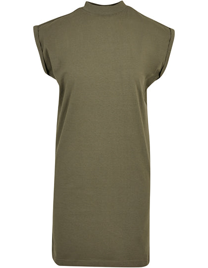 Build Your Brand - Ladies´ Turtle Extended Shoulder Dress - Olive