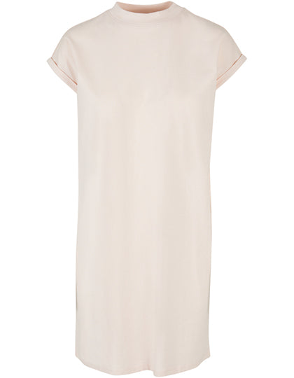 Build Your Brand - Ladies´ Turtle Extended Shoulder Dress - Pink