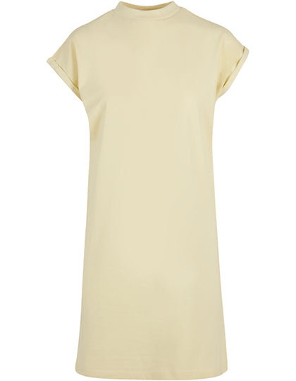 Build Your Brand - Ladies´ Turtle Extended Shoulder Dress - Soft Yellow