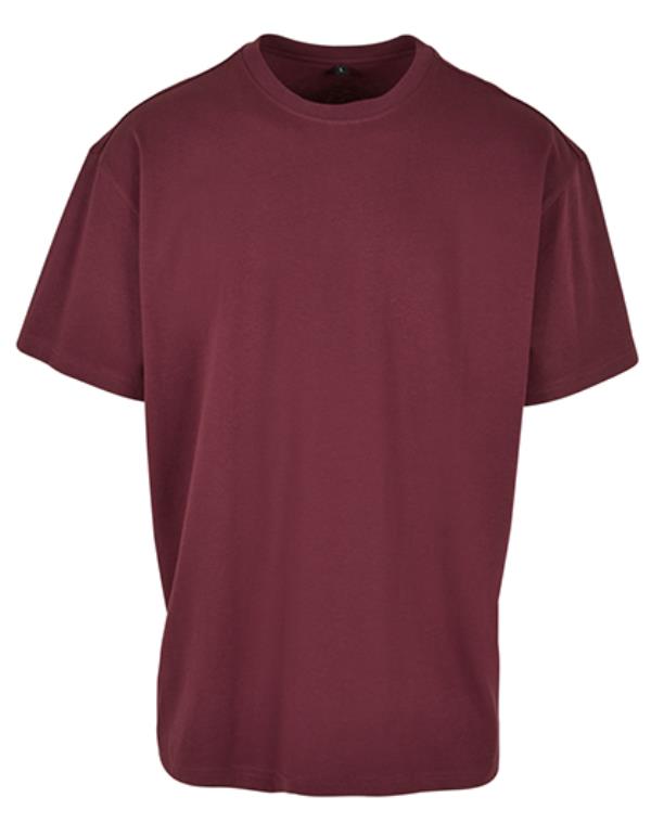 Build Your Brand - Heavy Oversize Tee - Cherry