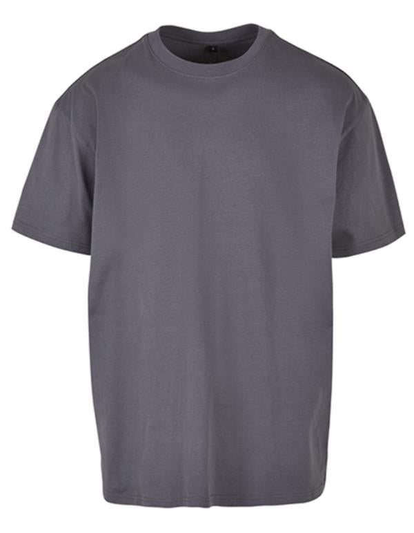 Build Your Brand - Heavy Oversize Tee - Dark Grey