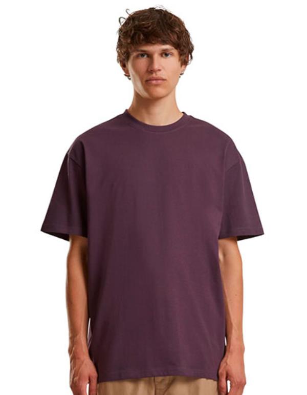 Build Your Brand - Heavy Oversize Tee - Plum Purple