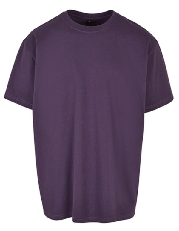 Build Your Brand - Heavy Oversize Tee - Purple Night