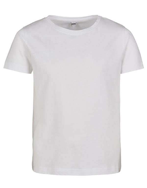 Build Your Brand - Korte Mouwen Meiden T-Shirt  - White