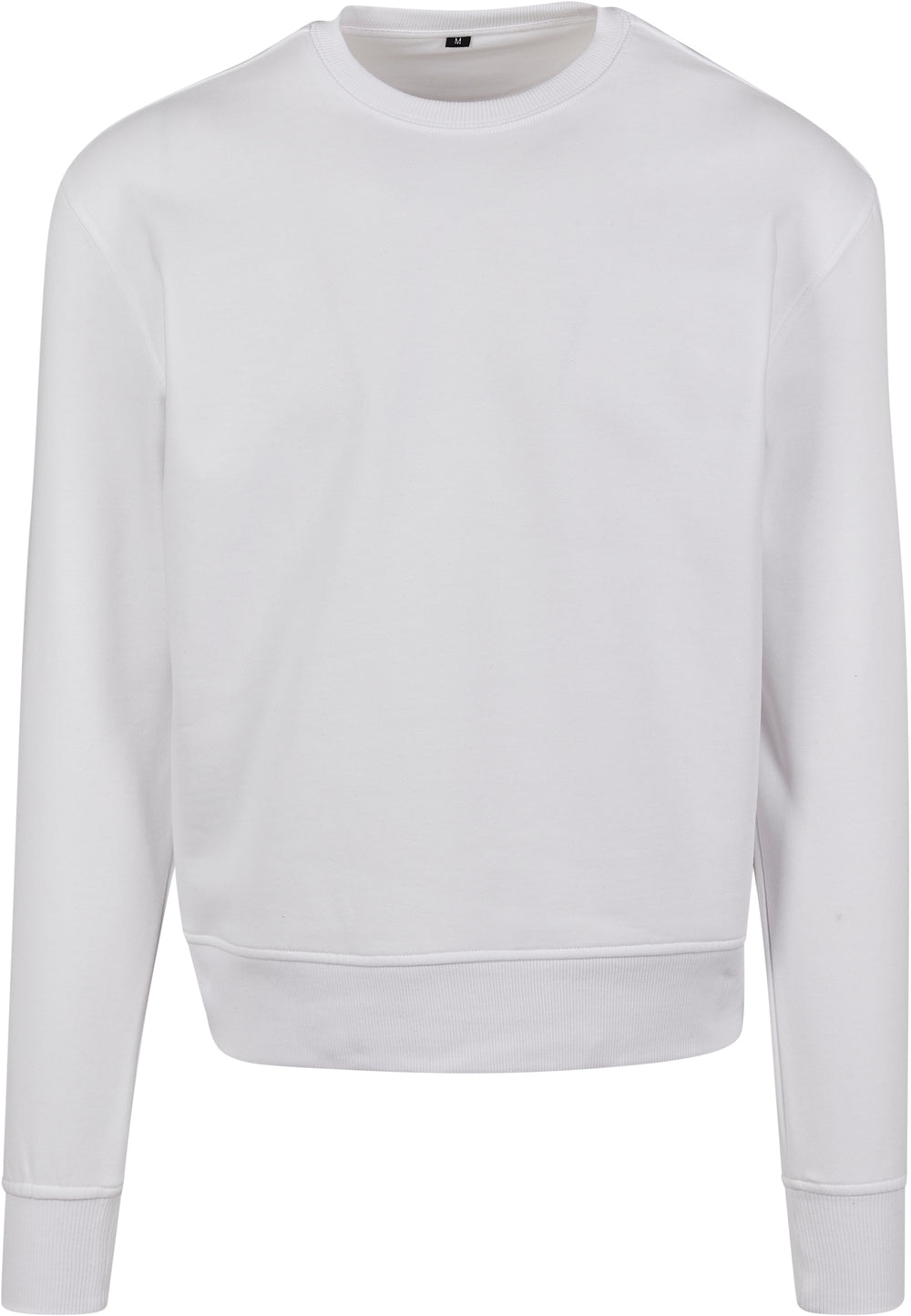 Build Your Brand - Premium Oversized Crewneck Sweater - White
