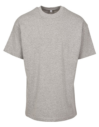 Build Your Brand - Premium Combed Jersey T-Shirt - Heather Grey