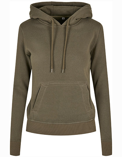 Build Your Brand - Organic Dames Hoodie - Olive