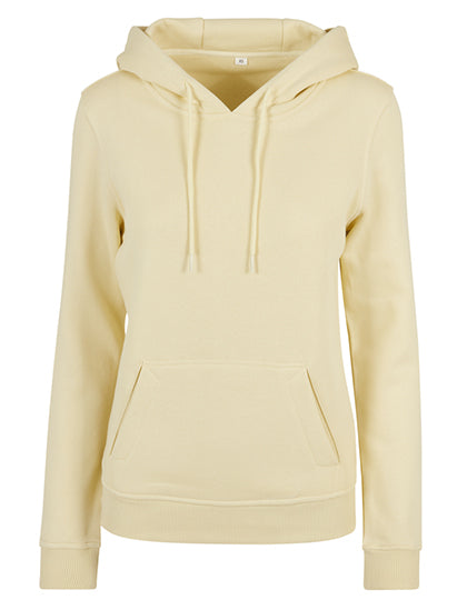 Build Your Brand - Organic Dames Hoodie - Soft Yellow