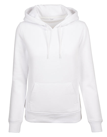 Build Your Brand - Organic Dames Hoodie - White