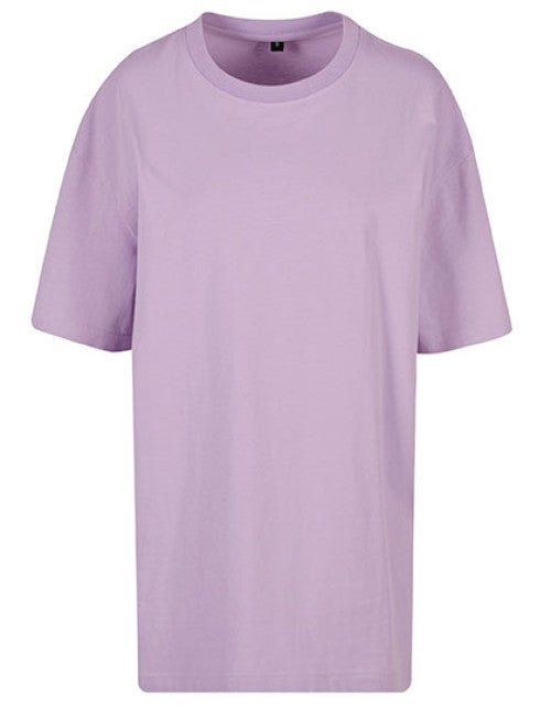 Build Your Brand - Ladies´ Oversized Boyfriend Tee - Lilac