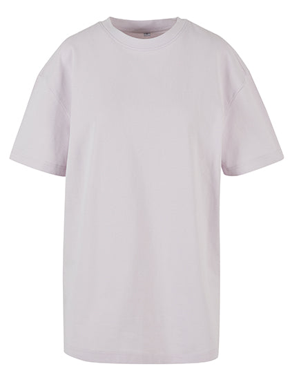 Build Your Brand -  Oversized Boyfriend Dames T-Shirt - Soft Lilac