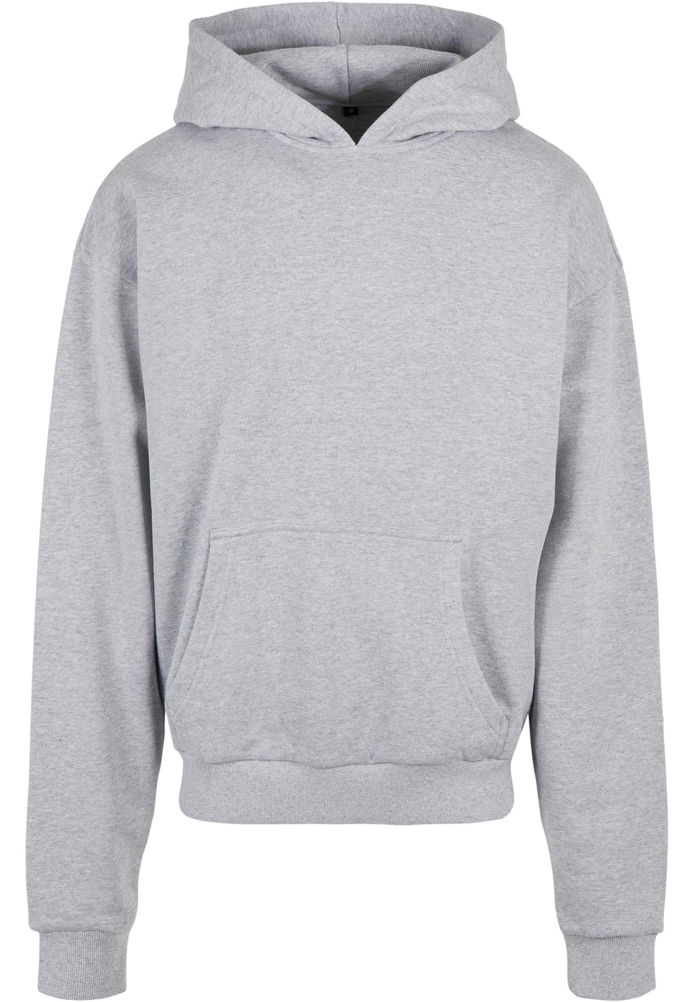 Build Your Brand - Ultra Heavy Cotton Box Hoody - Grey M (uitverkoop)