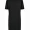 Build Your Brand – Oversized Slit T-Shirt Jurk dames – Black – 100% biologisch katoen