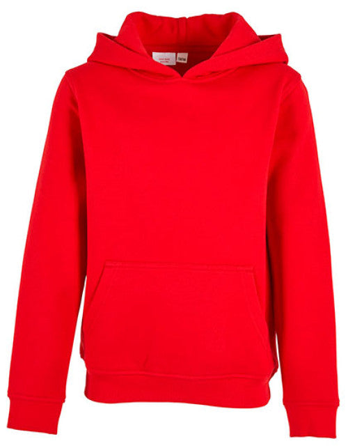 Build Your Brand - Kids´ Organic Basic Hoody - City Red