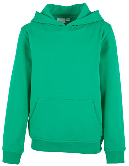 Build Your Brand - Kids´ Organic Basic Hoody - Grass Green