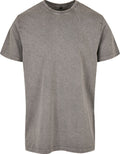 Acid Washed Round Neck Tee