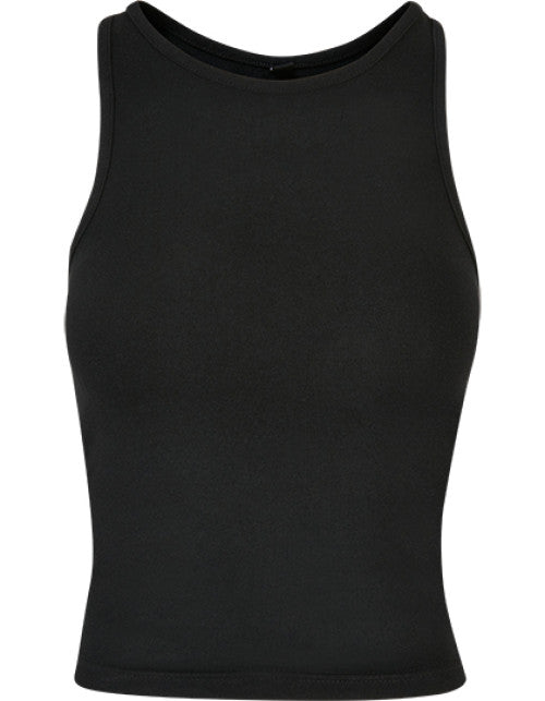 Build Your Brand - Ladies Racer Back Top - Black