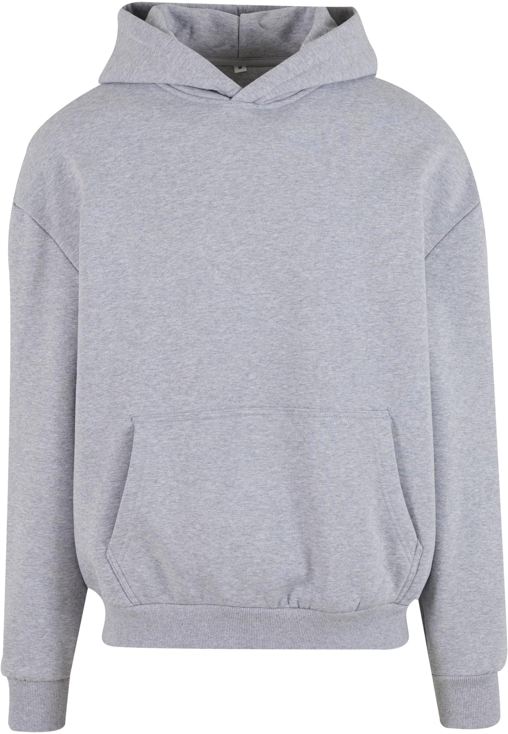 Build Your Brand - Ultra Heavy Oversized Hoodie - Heather Grey