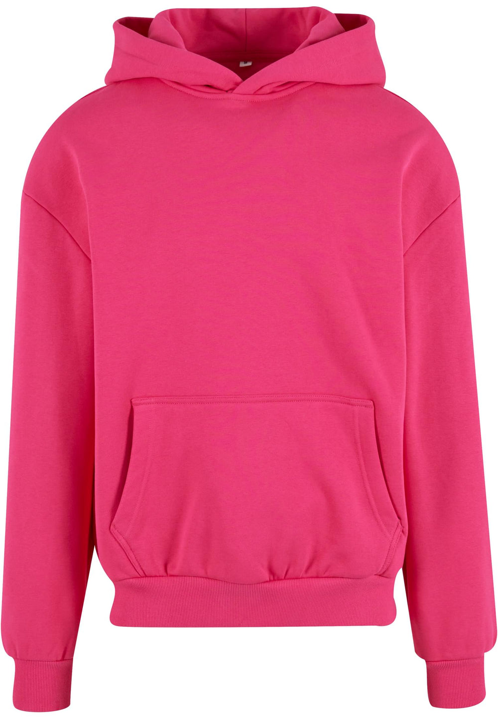 Build Your Brand - Ultra Heavy Oversized Hoodie - Hibiskus Pink
