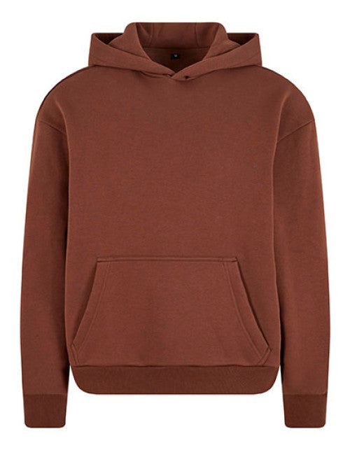 Build Your Brand - Fluffy Hoody - Chocolate Brown