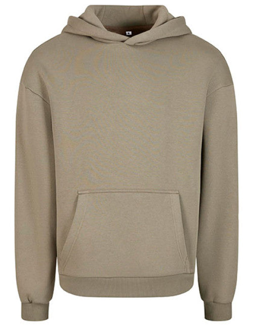 Build Your Brand - Fluffy Hoody - Pale Olive