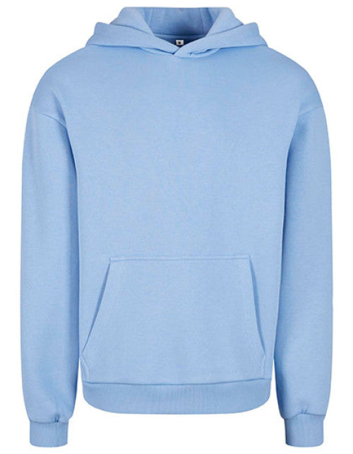 Build Your Brand - Fluffy Hoody - Powder Blue