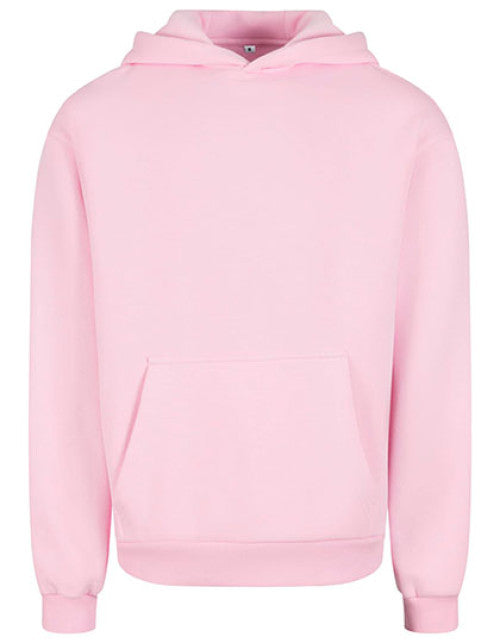 Build Your Brand - Fluffy Hoody - Soft Pink