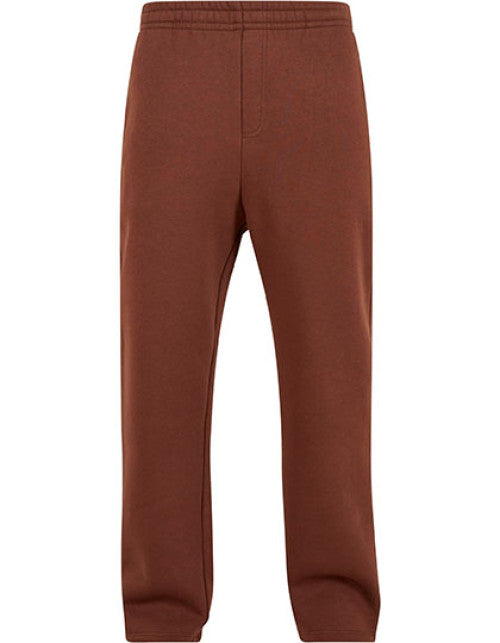 Build Your Brand - Fluffy Track Sweatpants - Chocolate Brown