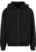 Vintage Heavy Hoodie met Rits