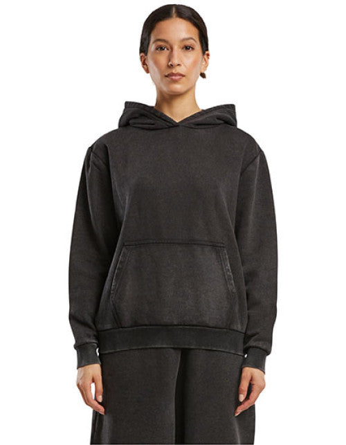 Build Your Brand - Ladies Vintage Heavy Hoody - Black