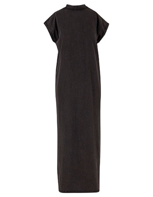 Build Your Brand - Ladies Vintage Long Dress - Black