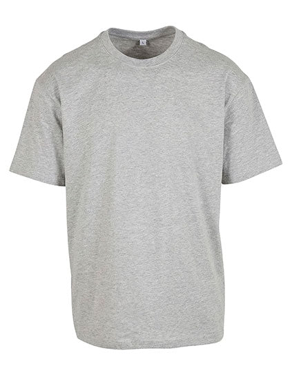 Build Your Brand - Cotton Loose Tee - Heather Grey