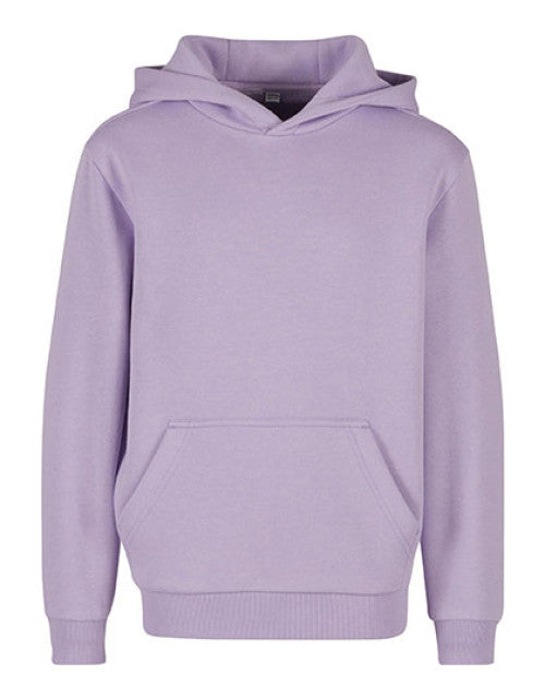 Build Your Brand - Kids Fluffy Hoody - Lilac