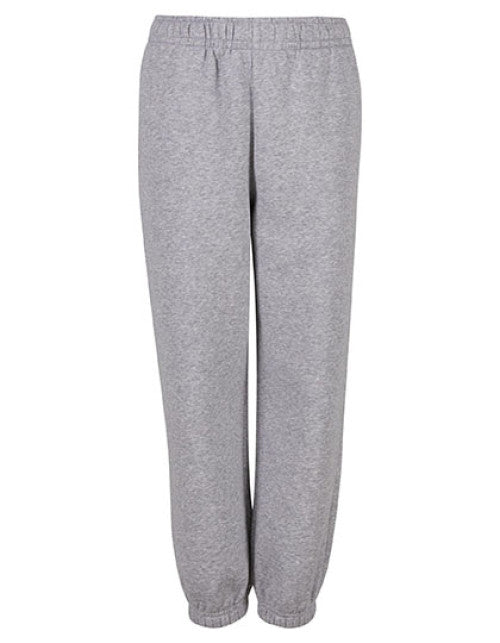 Build Your Brand - Kids Fluffy Sweatpants - Heather Grey